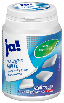 ja! - Kaugummi white 50 Stk.